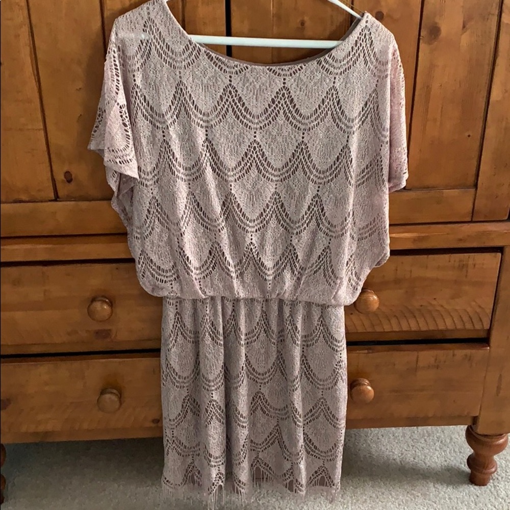 Gold dress by S.L. Fashions size 8